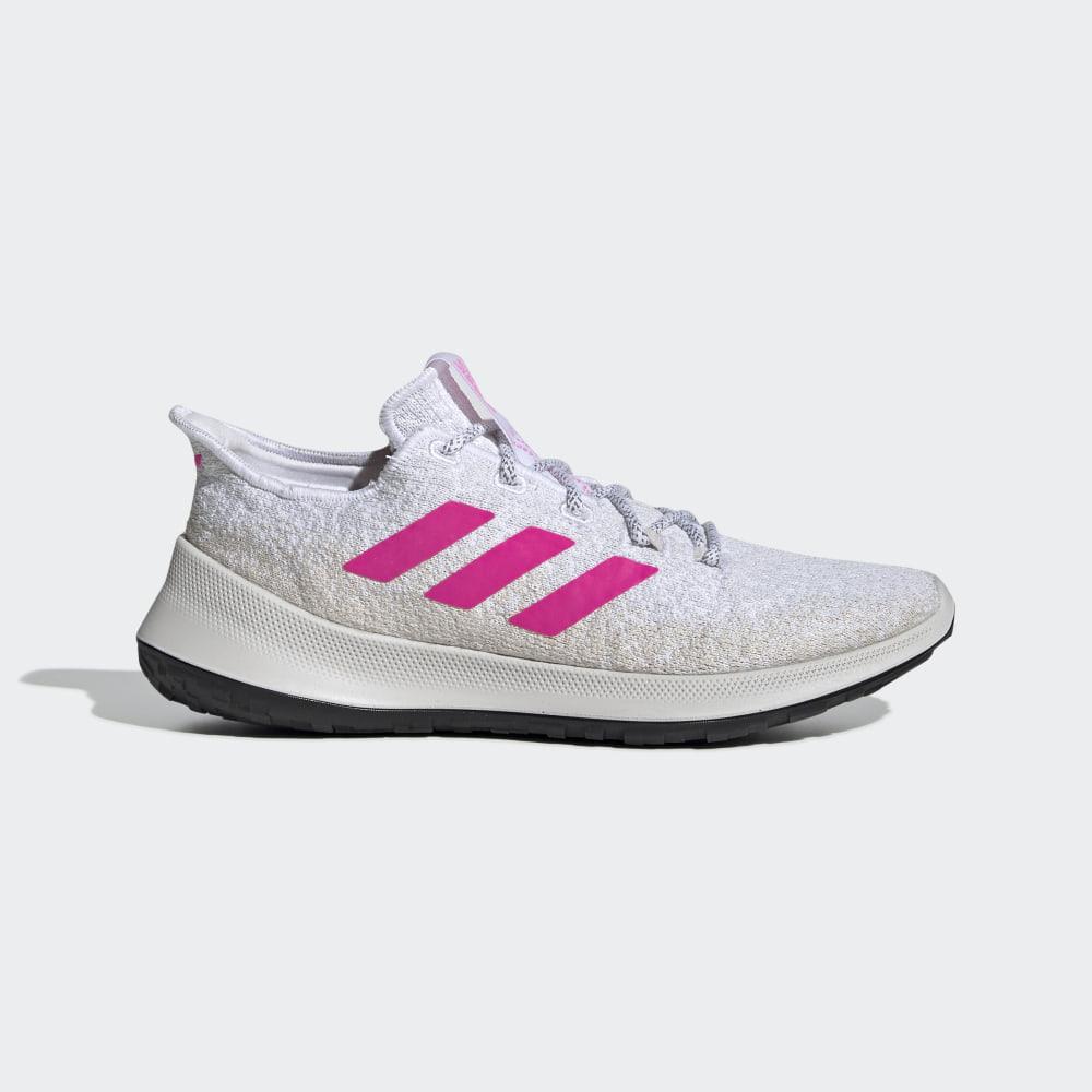 Adidas Women's Sensebounce+ Running Shoes White/Pink/Grey Ireland G27237